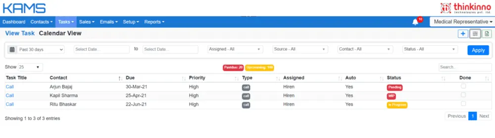 Productivity Dashboard
